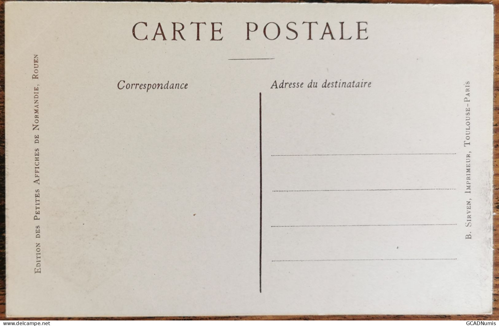 CARTE POSTALE Billet 1 Franc Chambre De Commerce De BESANCON - Doubs - Besancon