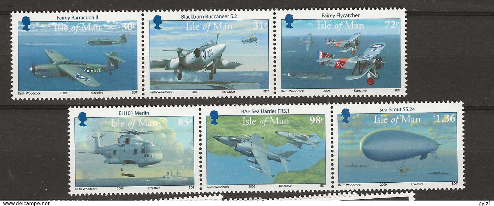 2009 MNH Isle Of Man Mi 1487-92 Postfris** - Man (Eiland)