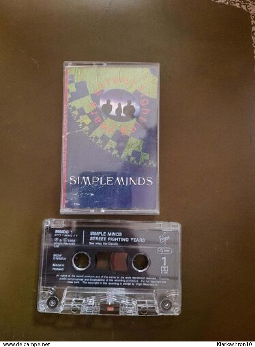 K7 Audio : Simple Minds - Street Fighting Years - Audiokassetten