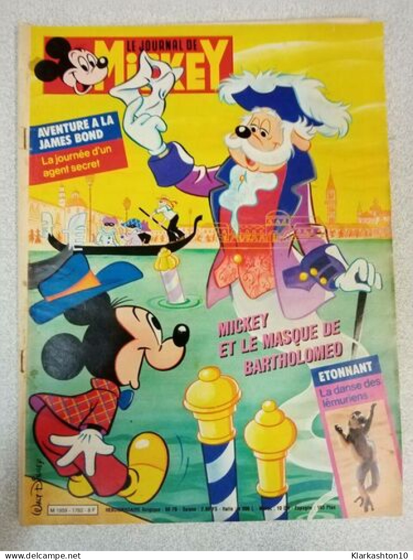 Le Journal De Mickey Nº 1782 / Août 1986 - Non Classés