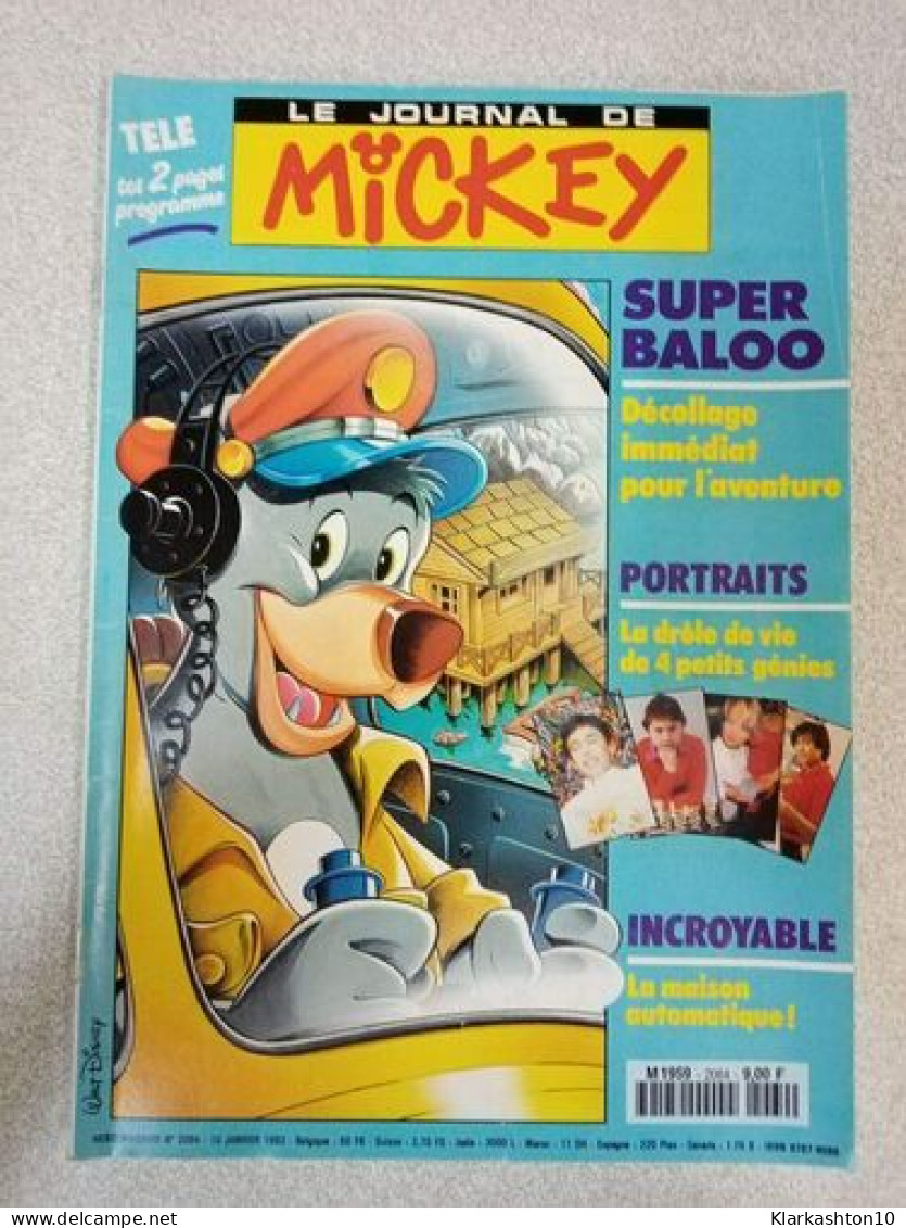 Le Journal De Mickey Nº 2064 / Janvier 1992 - Non Classés