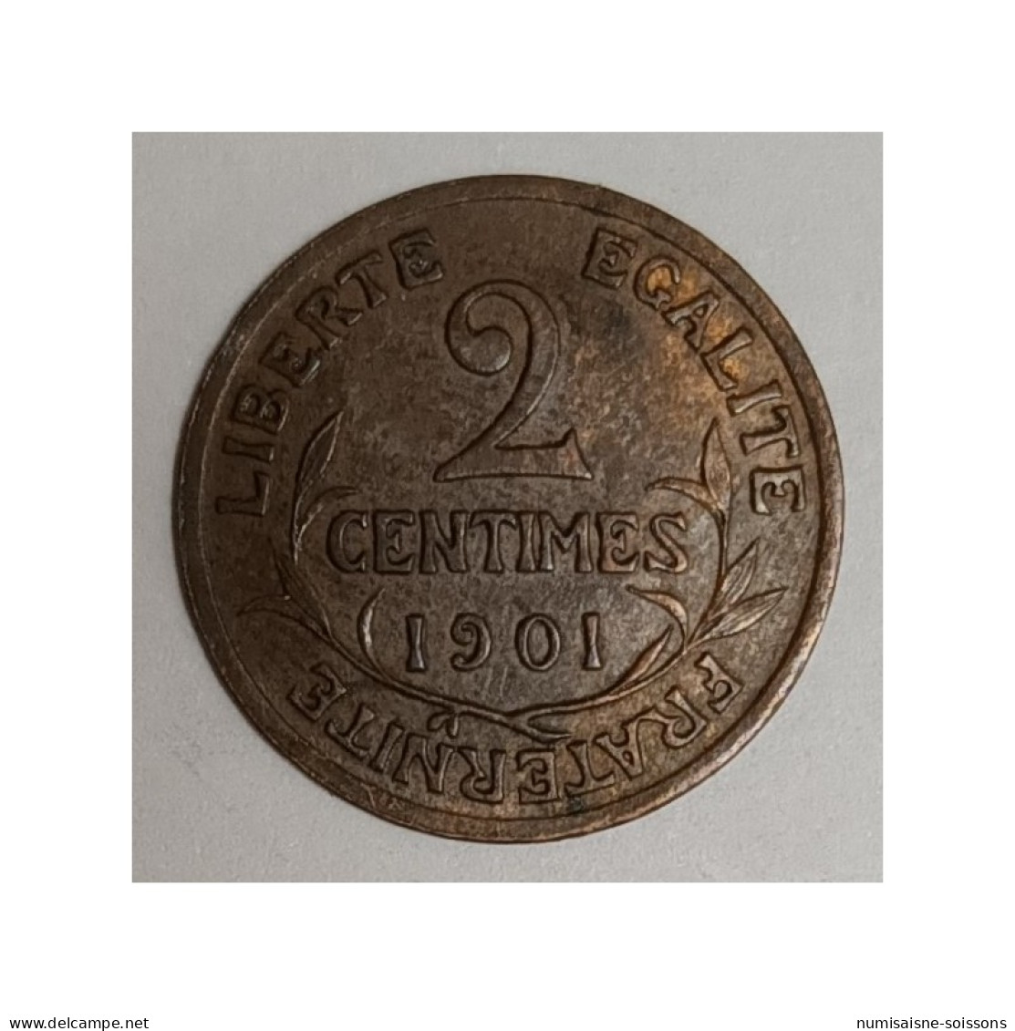 GADOURY 107 - 2 CENTIMES 1901 - TYPE DUPUIS - KM 841 - TTB/SUP - 2 Centimes