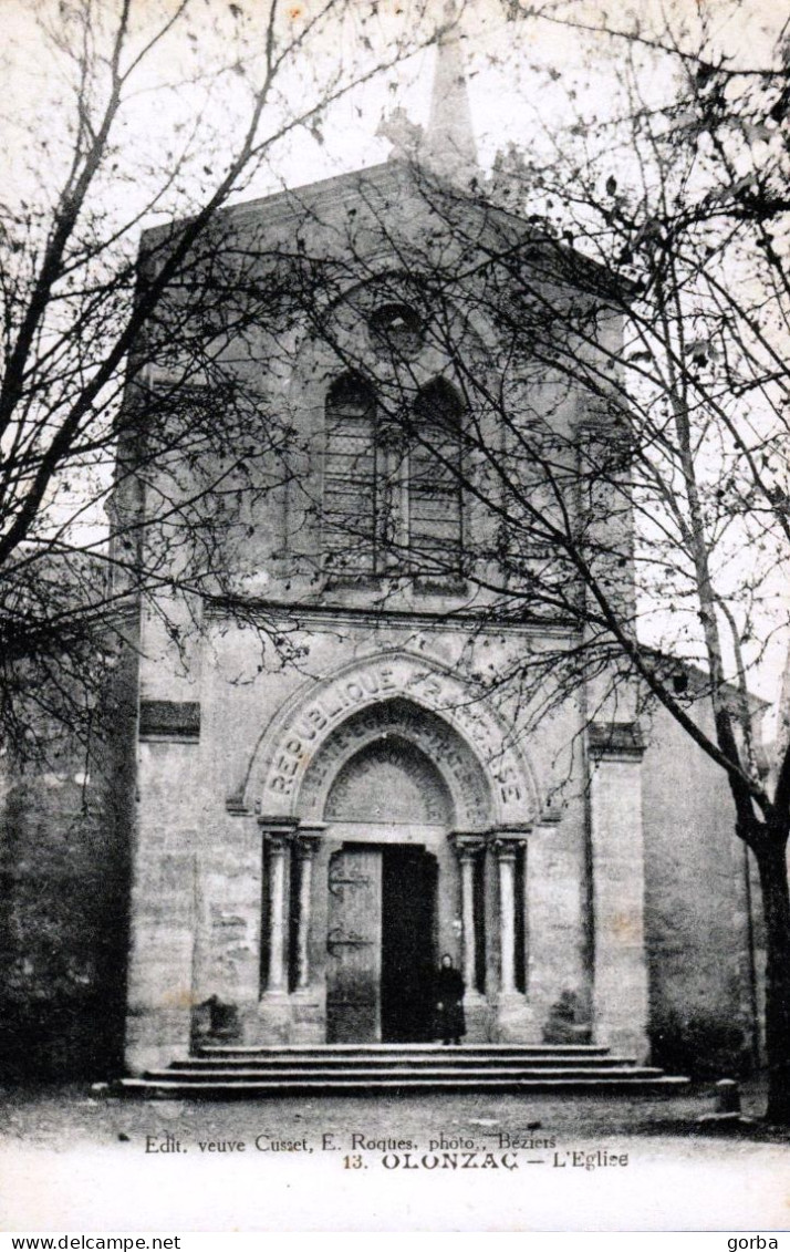 *CPA  - 34 - OLONZAC - L'Eglise - Sonstige & Ohne Zuordnung