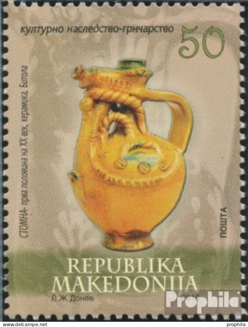 Makedonien 723 (kompl.Ausg.) Postfrisch 2015 Keramik - Makedonien