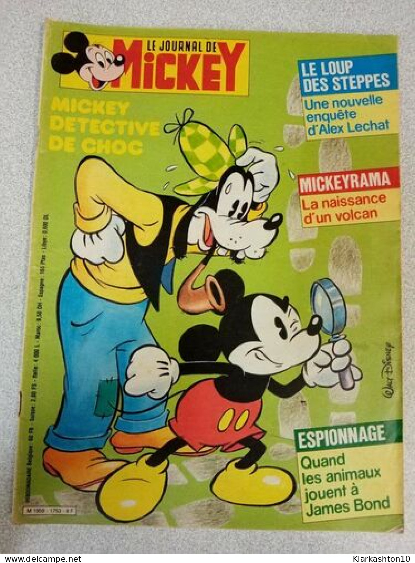 Le Journal De Mickey Nº 1753 / Janvier 1986 - Non Classés