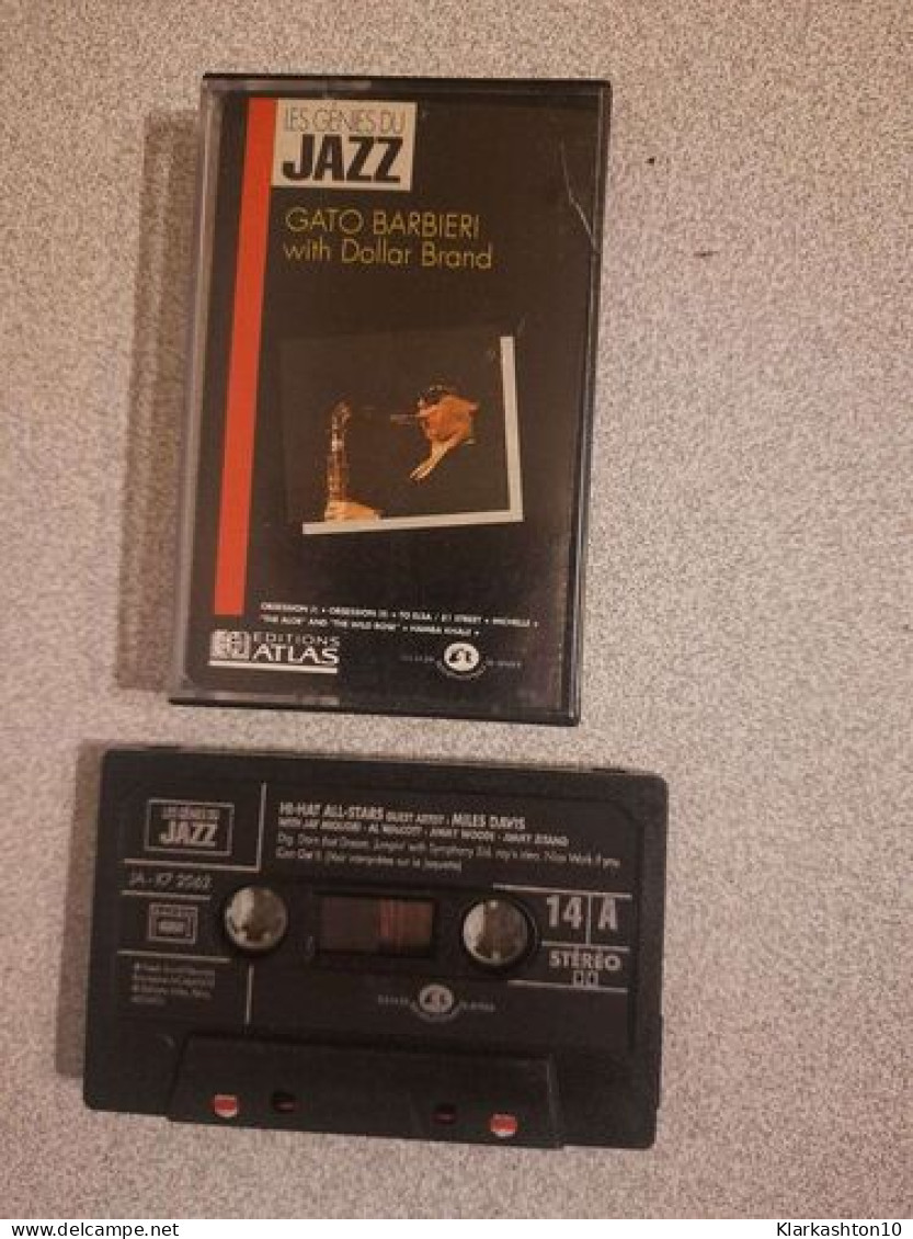 K7 Audio : Les Génies Du Jazz - Gato Barbieri With Dollar Brand - Cassettes Audio