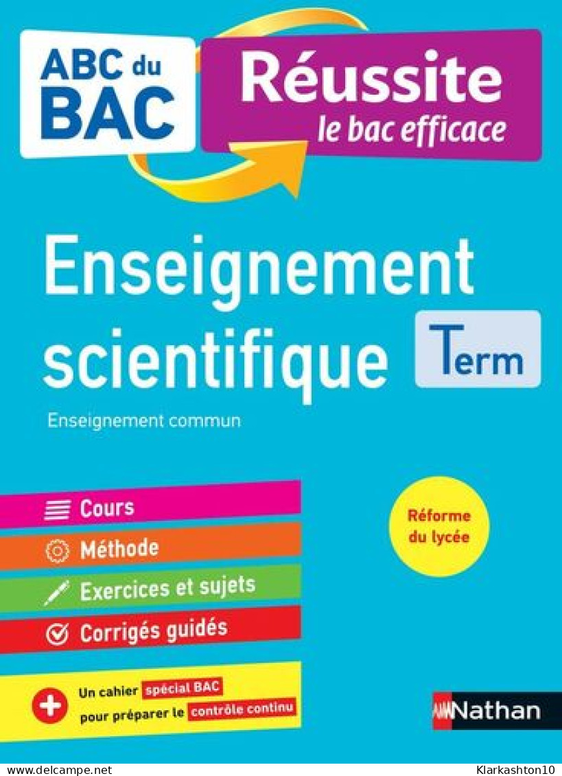 ABC Du BAC Réussite Enseignement Scientifique Term - Sonstige & Ohne Zuordnung