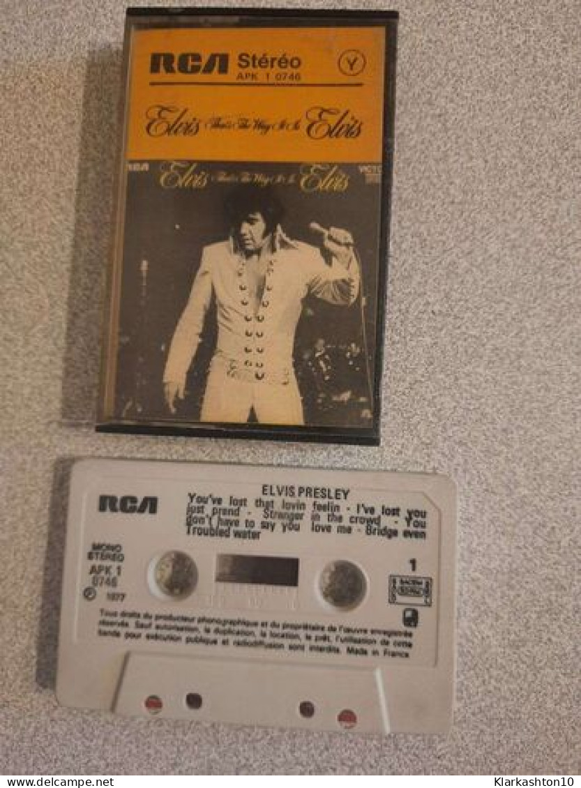 K7 Audio : Elvis : That's The Way It Is - Cassettes Audio