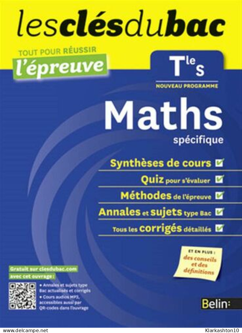 Cles Du Bac Reussir Examen Maths Ts - Autres & Non Classés