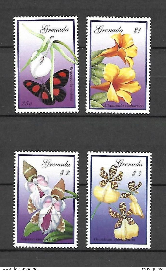 Grenada - 2000 - Flowers Of Caribbean  - Yv  3829AV/AY - Altri & Non Classificati