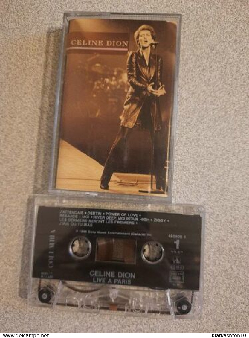 K7 Audio : Celine Dion - Live A Paris - Cassette