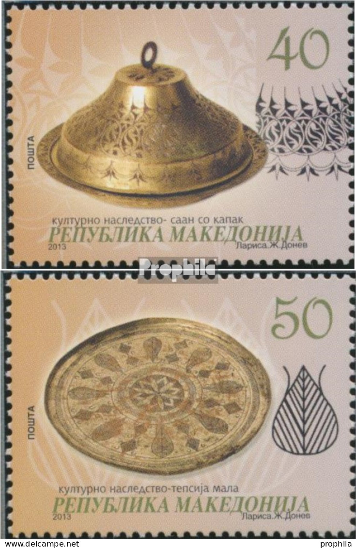 Makedonien 648-649 (kompl.Ausg.) Postfrisch 2013 Kulturelles Erbe - Macedonia