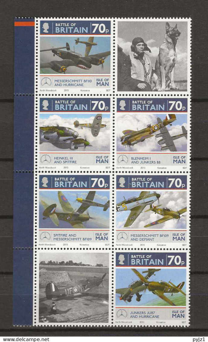 2010 MNH Isle Of Man Mi 1601-06-II (reprint 2015) Postfris** - Isle Of Man