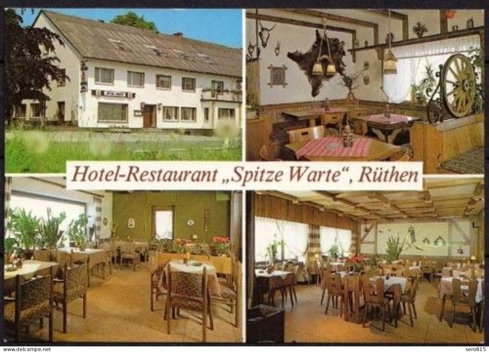 AK Rüthen Hotel Restaurant Spitze Warte (b081 - Other & Unclassified