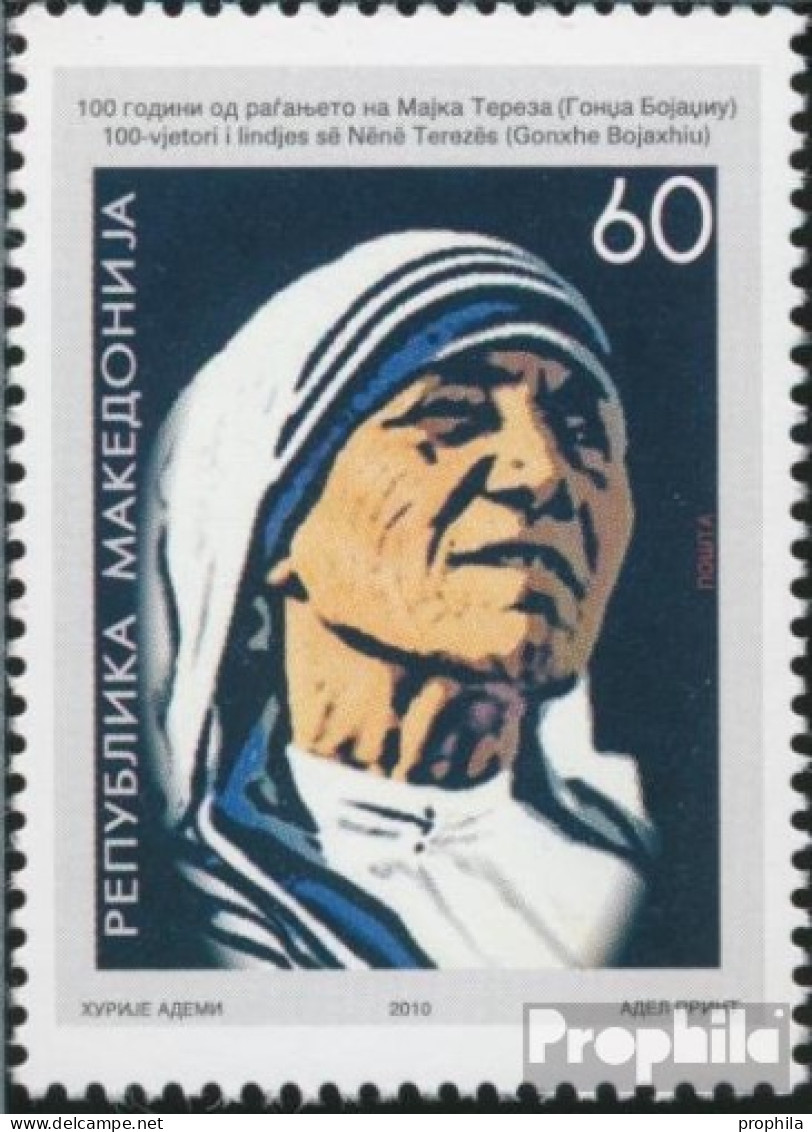 Makedonien 558 (kompl.Ausg.) Postfrisch 2010 Mutter Teresa - Makedonien