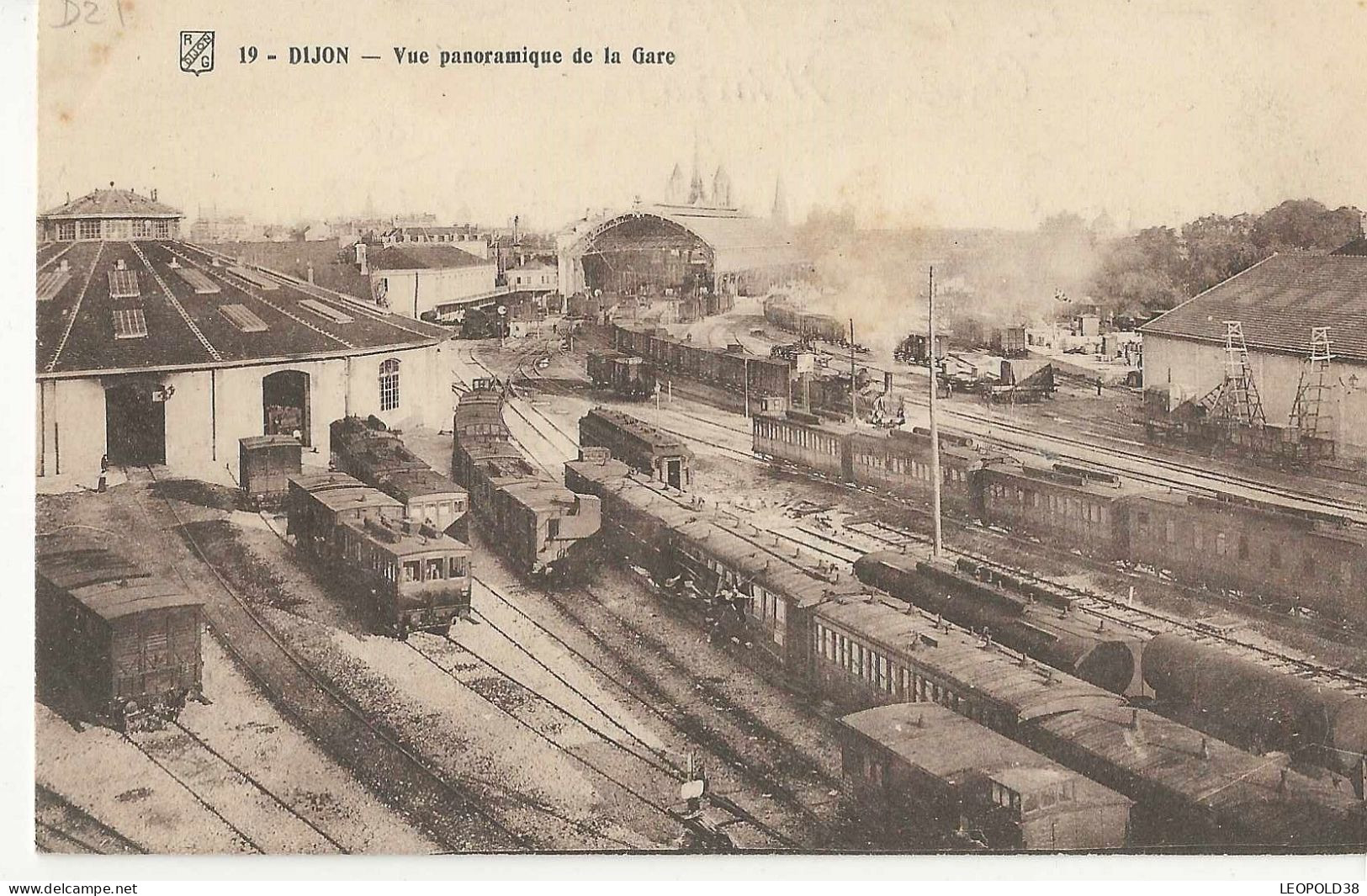 DIJON Vue Panoramique De La Gare - Dijon