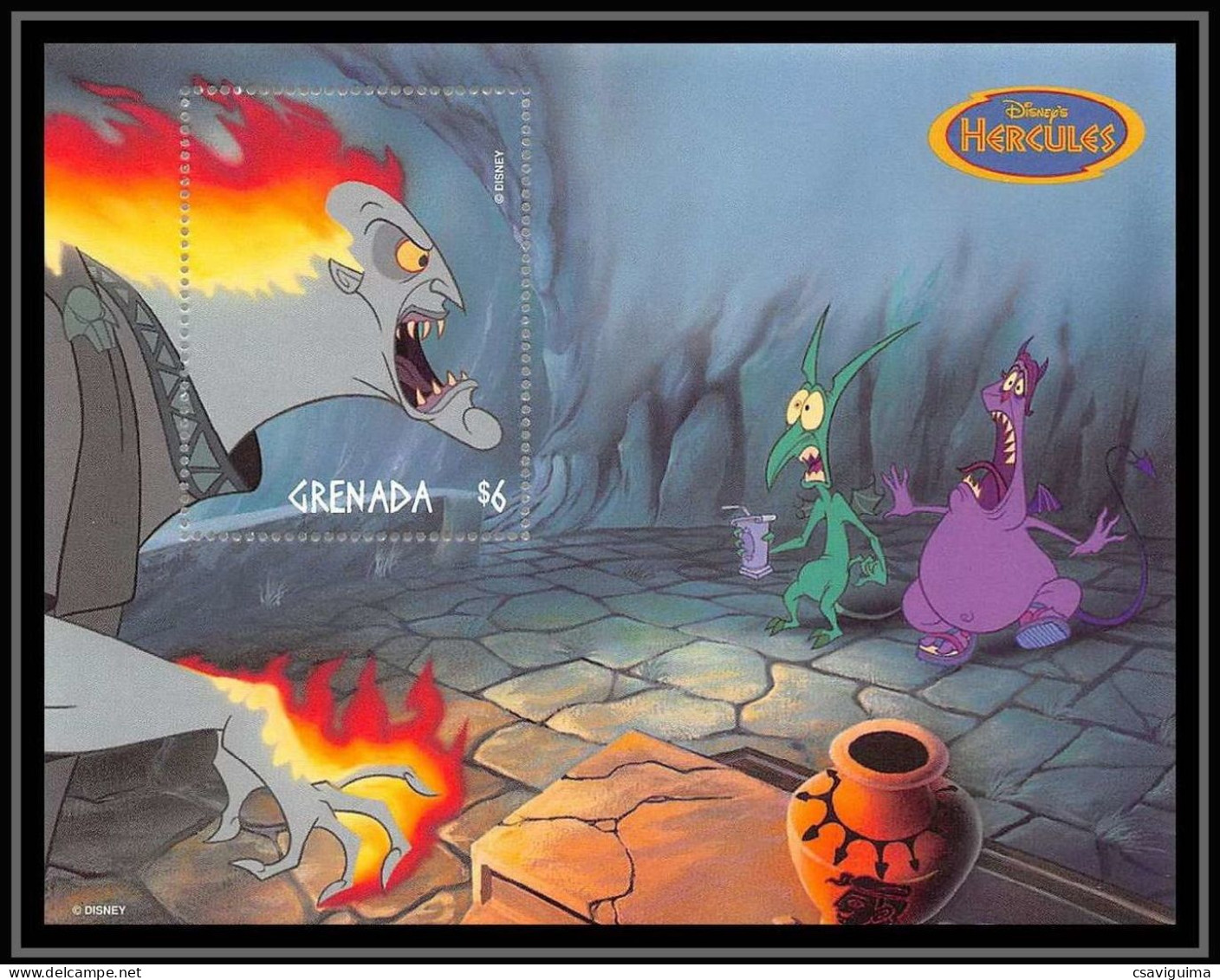 Grenada - 1998 - Disney: Hercules - Yv Bf 478 - Disney