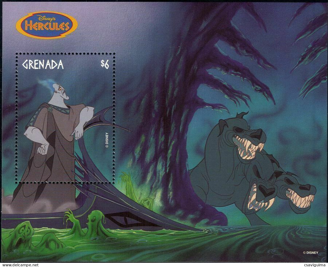 Grenada - 1998 - Disney: Hercules - Yv Bf 474 - Disney