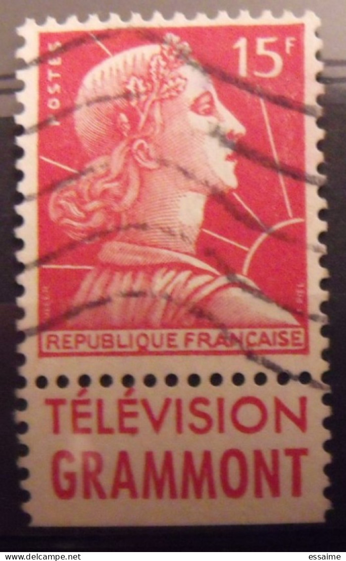 Timbre à Bande Publicitaire. Muller 1011a. 15 F. Pub Publicité Publicitaires Pubs Publicités Carnet. Télévision Grammont - Andere & Zonder Classificatie