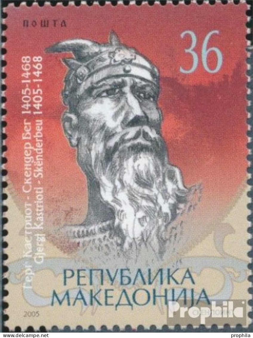 Makedonien 347 (kompl.Ausg.) Postfrisch 2005 Skanderbeg - Makedonien