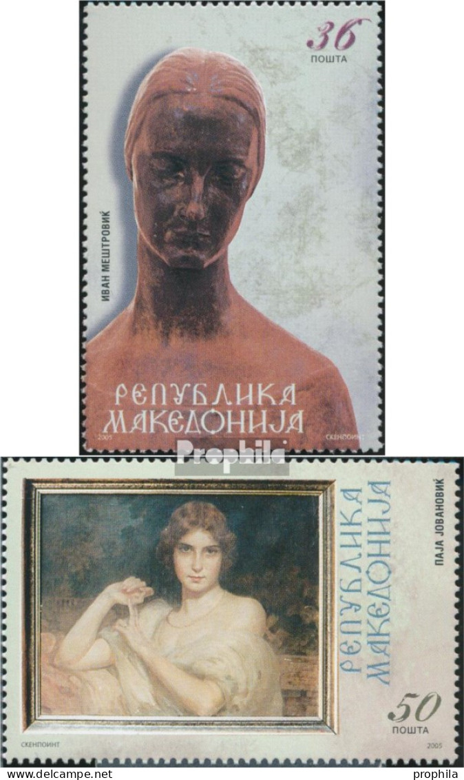 Makedonien 344-345 (kompl.Ausg.) Postfrisch 2005 Kunsthandwerke - Macedonië