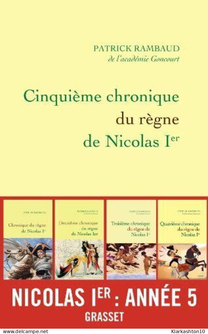 Cinquième Chronique Du Règne De Nicolas Ier - Sonstige & Ohne Zuordnung