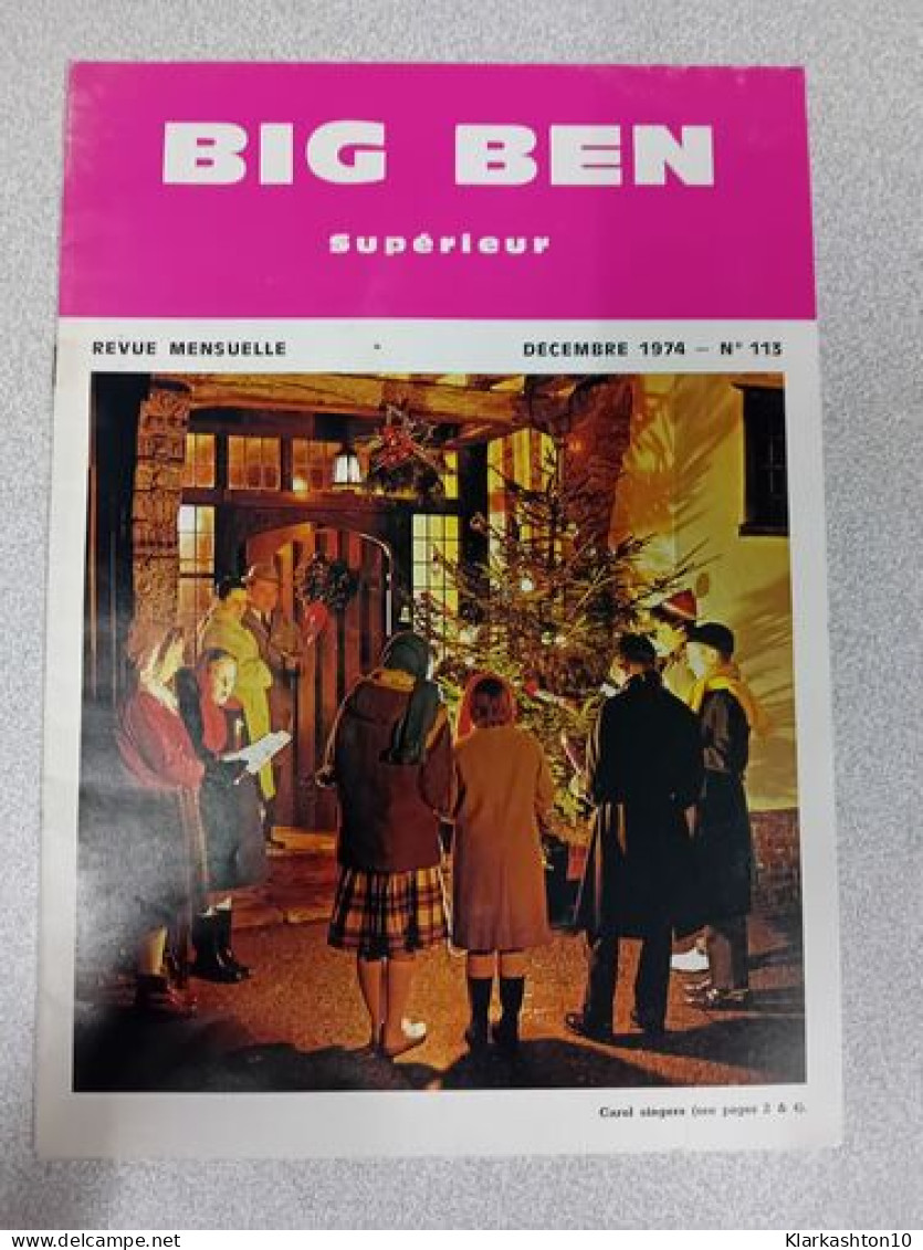Big Ben Nº 113 / Décembre 1974 - Ohne Zuordnung
