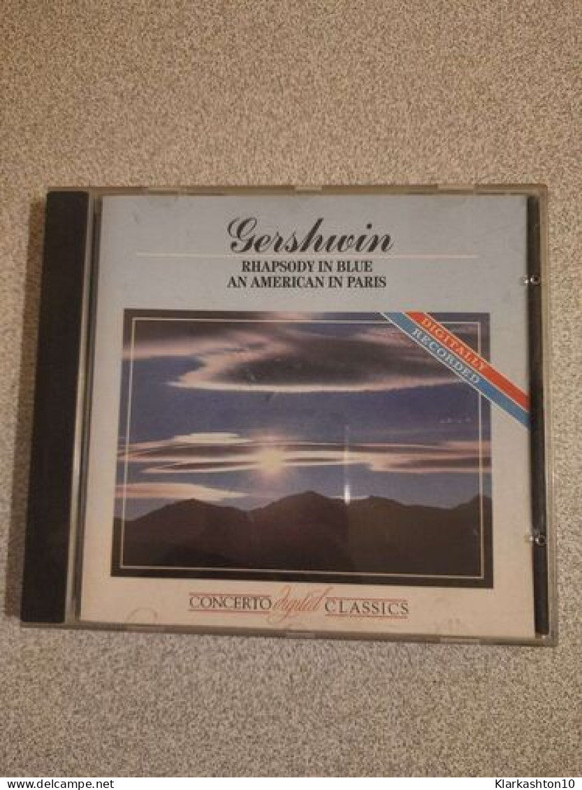 CD Gershwin - Rhapsody In Blue An American In Paris - Autres & Non Classés