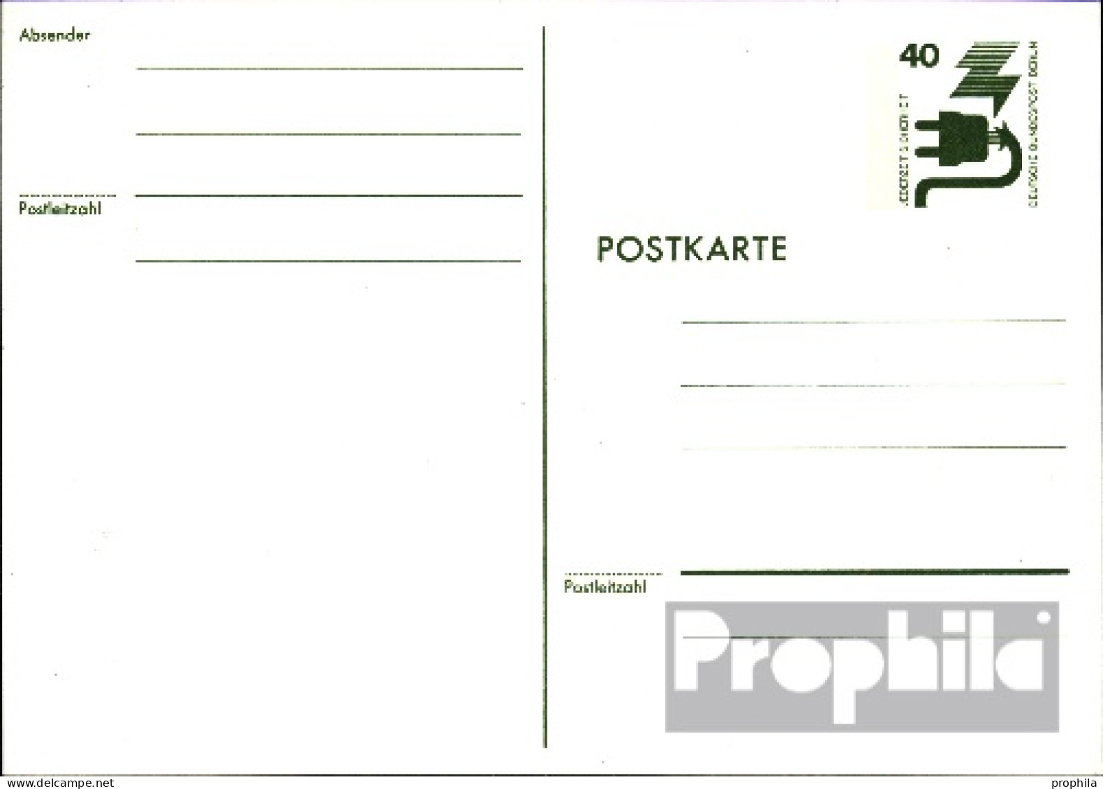 Berlin (West) P95 Amtliche Postkarte Gebraucht 1974 Unfallverhütung - Other & Unclassified