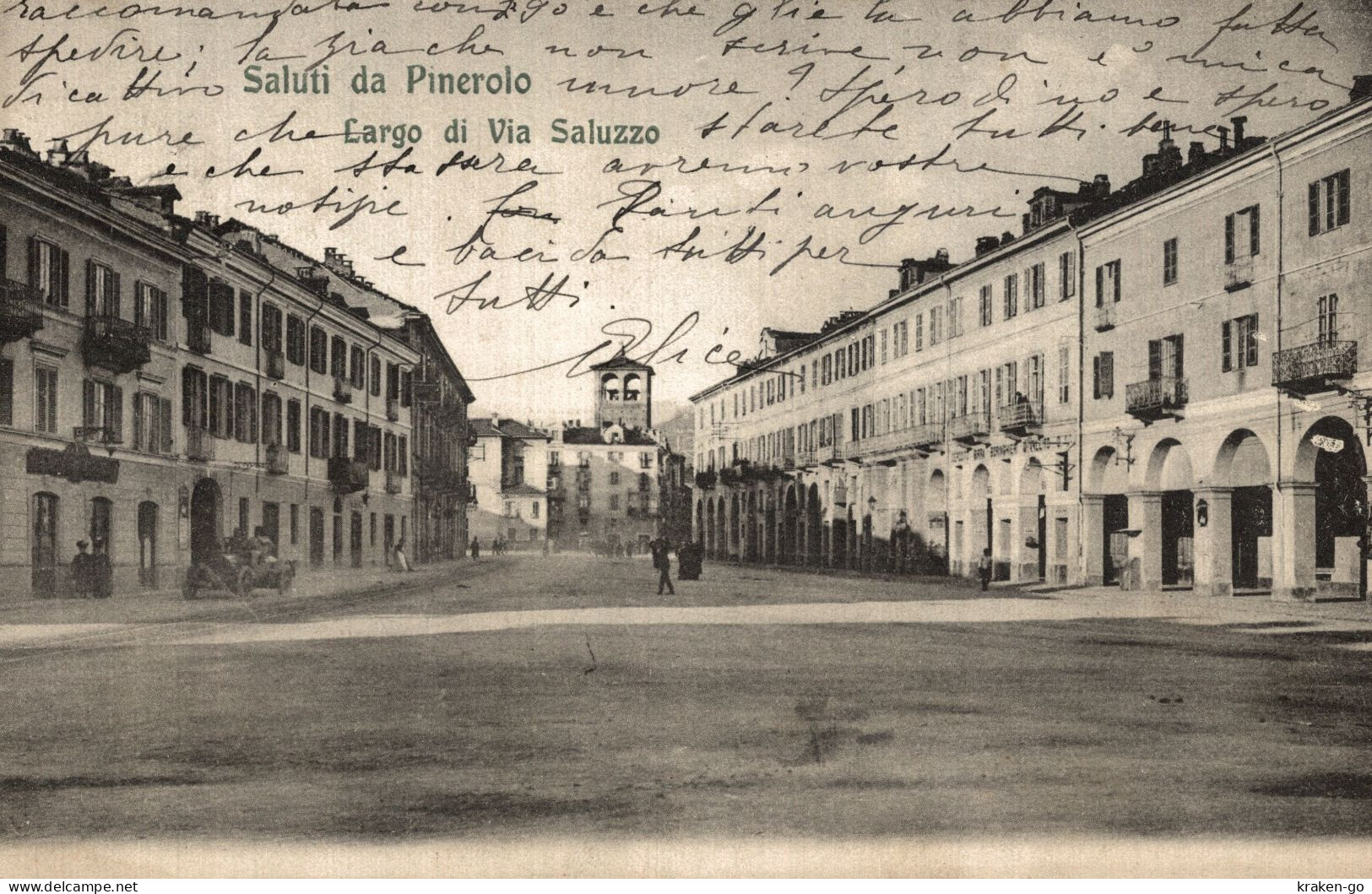 PINEROLO, Torino - Auto - Largo Di Via Saluzzo - VG - I019 - Otros & Sin Clasificación