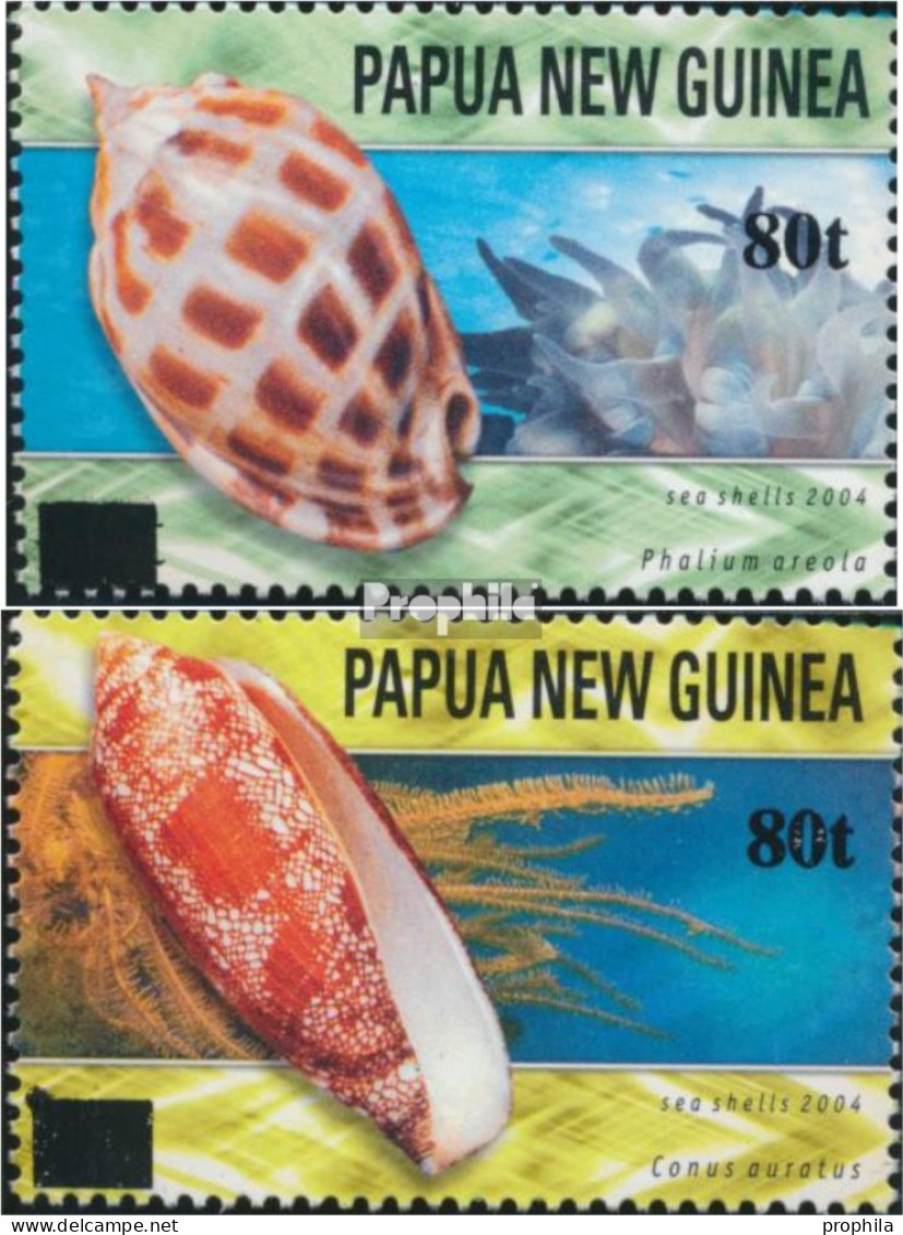 Papua-Neuguinea 1196-1197 (kompl.Ausg.) Postfrisch 2006 Aufdruckausgabe - Papouasie-Nouvelle-Guinée