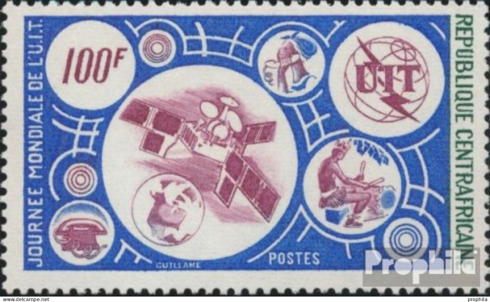 Zentralafrikanische Republik 400 (kompl.Ausg.) Postfrisch 1976 Weltfernmeldetag - Zentralafrik. Republik