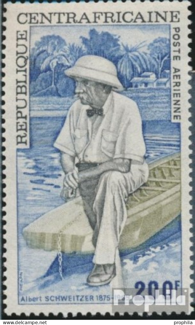 Zentralafrikanische Republik 386 (kompl.Ausg.) Postfrisch 1975 Albert Schweitzer - Centrafricaine (République)