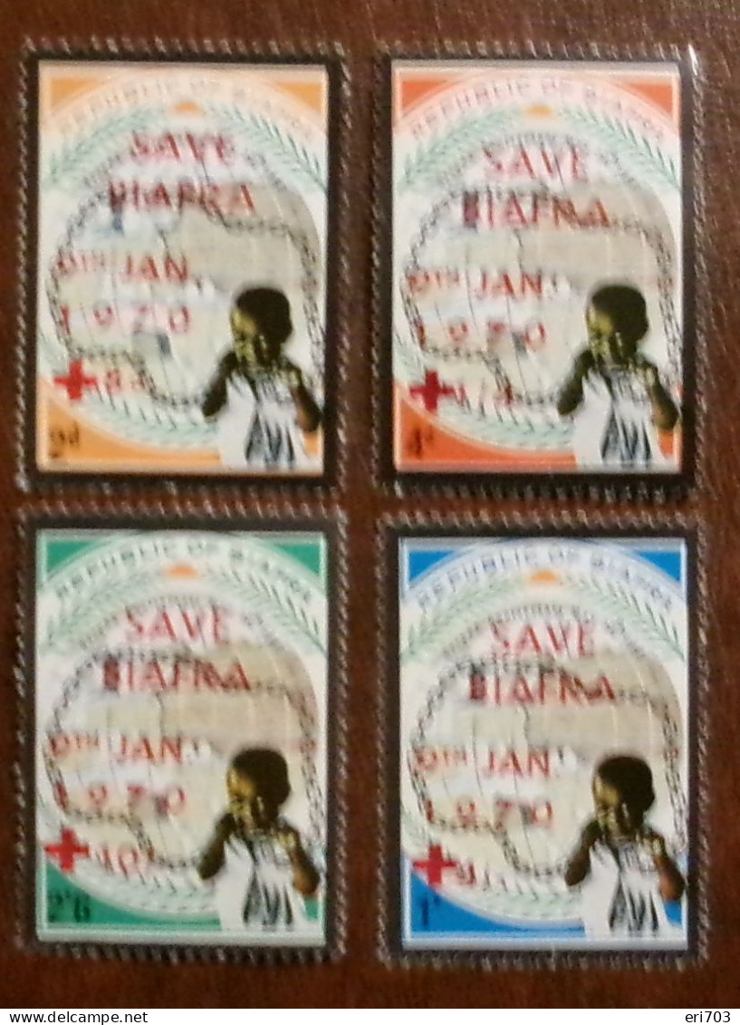 BIAFRA 1970 - Y.&T. 39/42 - ROOD KRUIS - MNH - Africa (Varia)