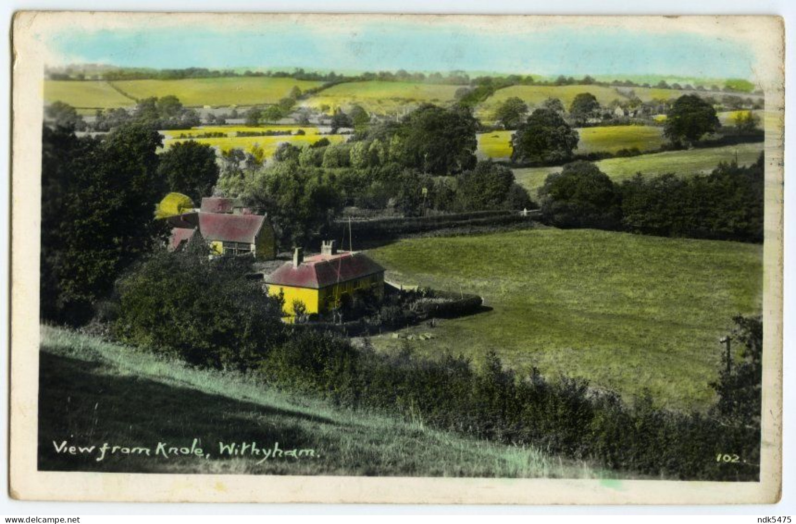 WITHYHAM - VIEW FROM KNOLE / ENFIELD, CHASE COURT GARDENS (MOORE) - Altri & Non Classificati