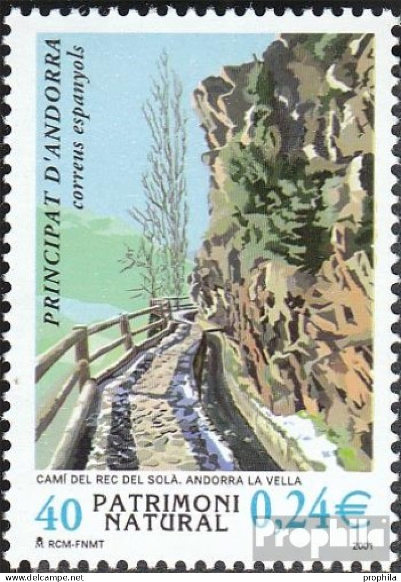 Andorra - Spanische Post 279 (kompl.Ausg.) Postfrisch 2001 Naturerbe - Unused Stamps