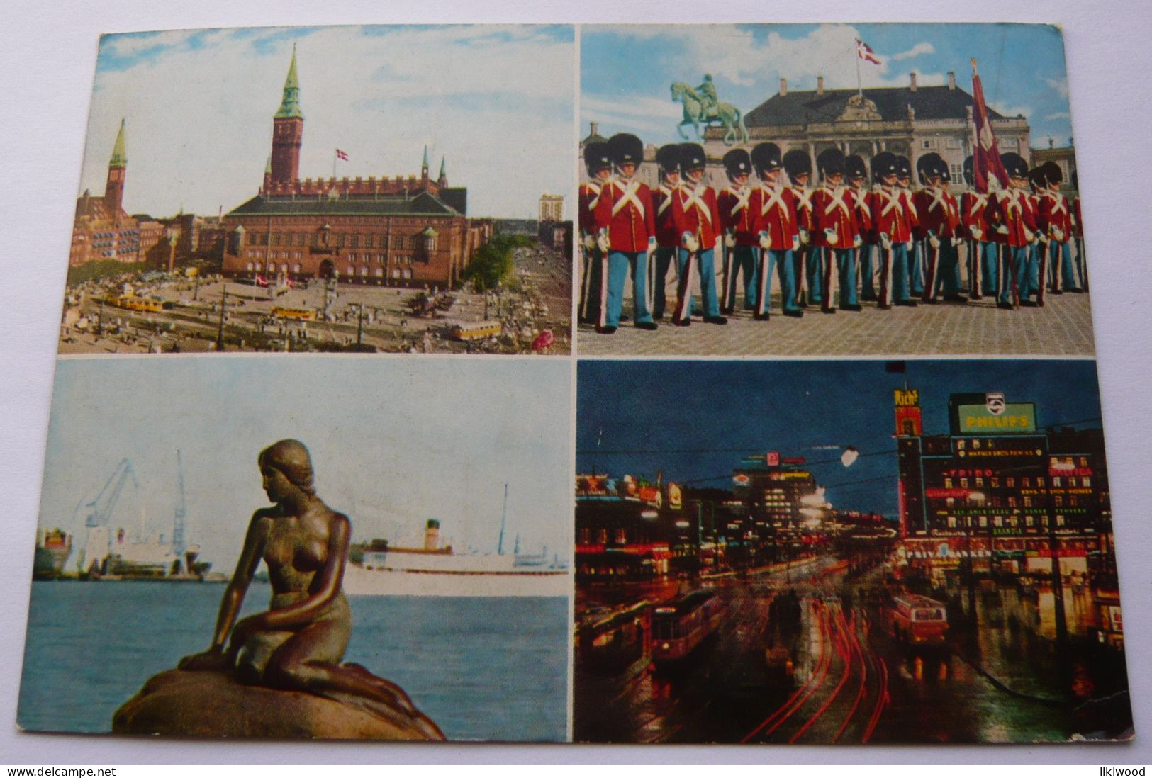 Copenhagen, København  - The City Hall Square By Day And Night, The Little Mermaid, The Royal Guard - Danemark