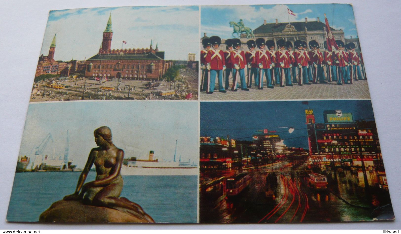 Copenhagen, København  - The City Hall Square By Day And Night, The Little Mermaid, The Royal Guard - Danemark
