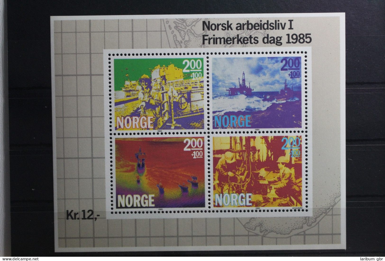 Norwegen Block 5 Mit 930-933 Postfrisch #TN009 - Autres & Non Classés