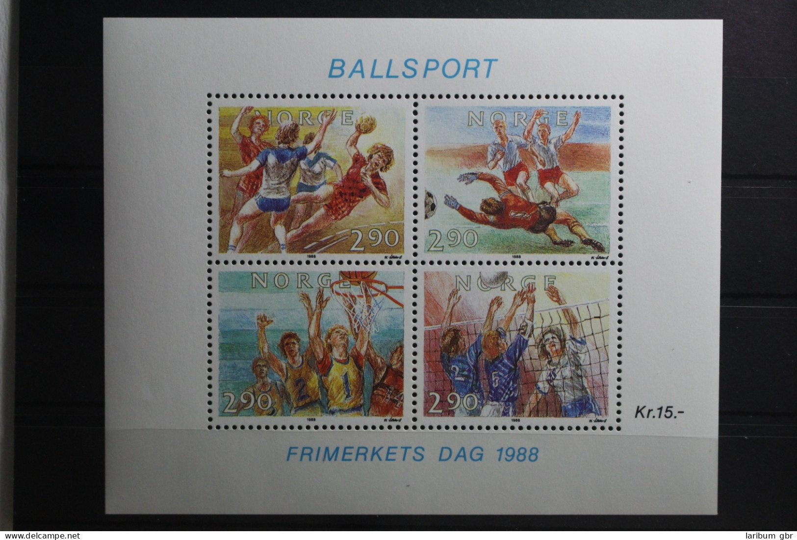 Norwegen Block 10 Mit 1003-1006 Postfrisch #TN044 - Altri & Non Classificati