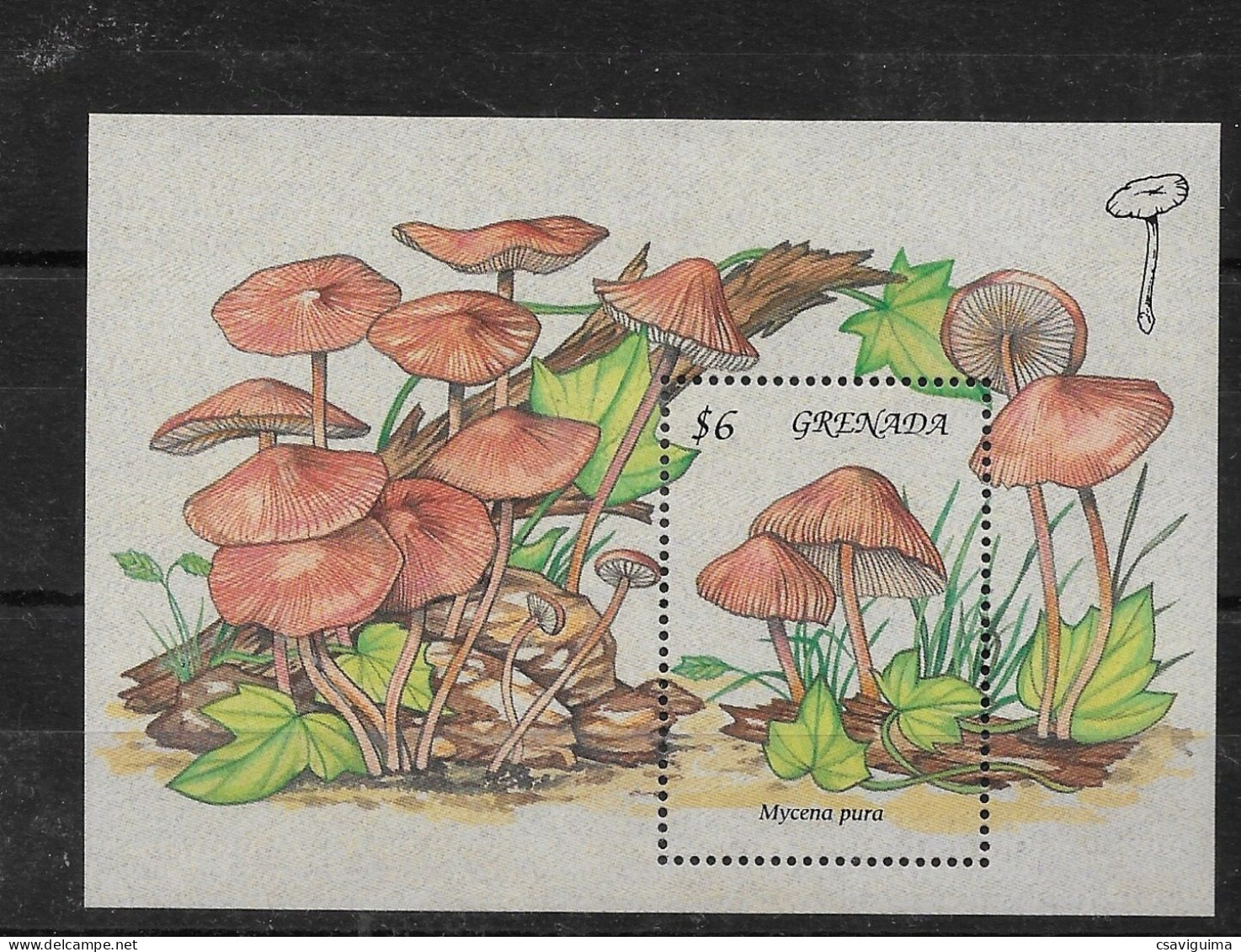 Grenada - 1994 - Mushrooms - Yv Bf 351 - Pilze