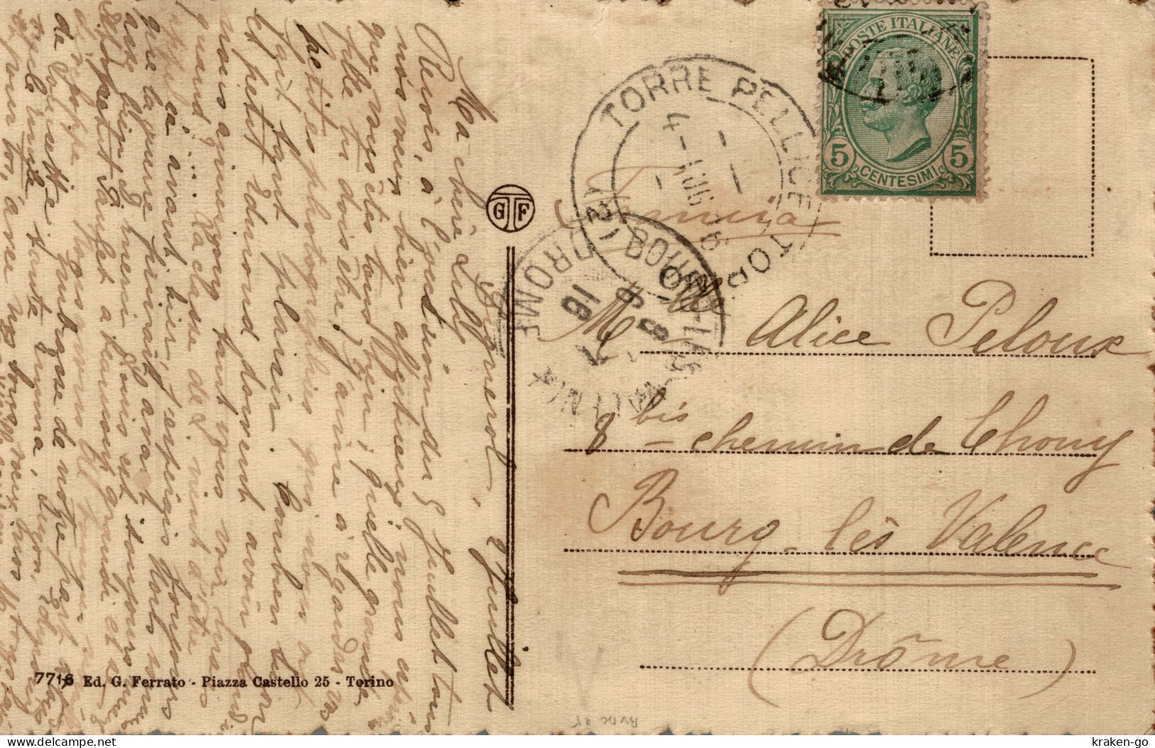 PINEROLO, Torino - Viale Vittorio Emanuele - VG - I022 - Otros & Sin Clasificación