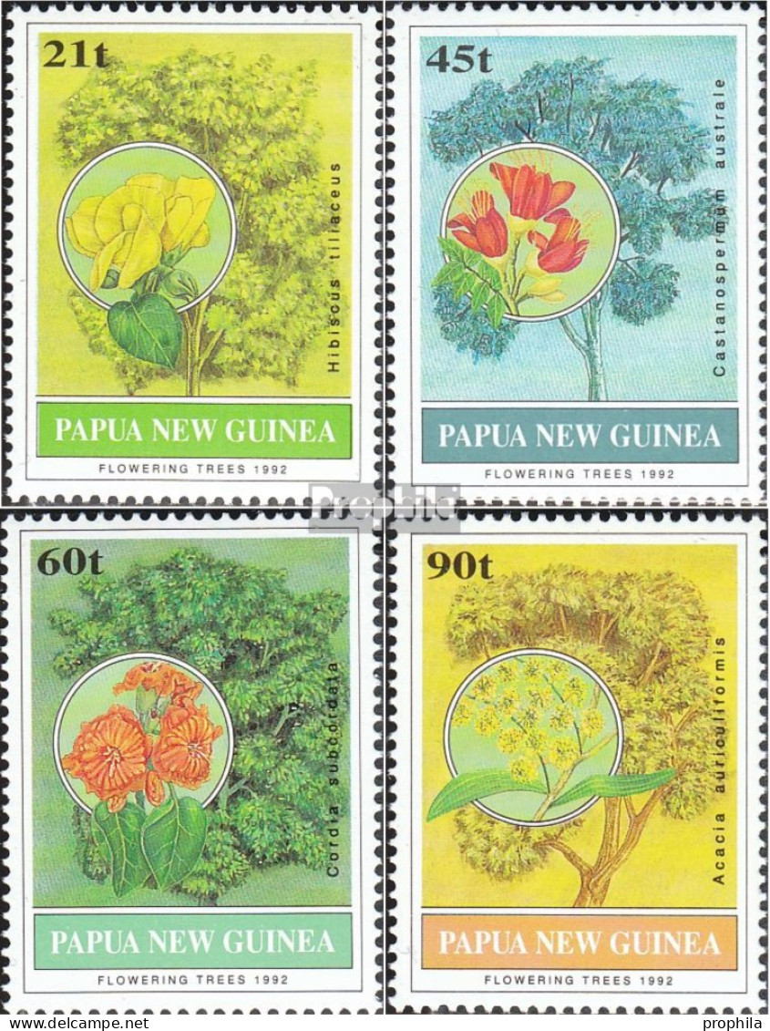 Papua-Neuguinea 668-671 (kompl.Ausg.) Postfrisch 1992 Bäume - Papua New Guinea