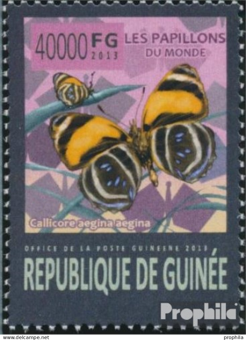 Guinea 9965 (kompl. Ausgabe) Postfrisch 2013 Schmetterlinge - Guinea (1958-...)