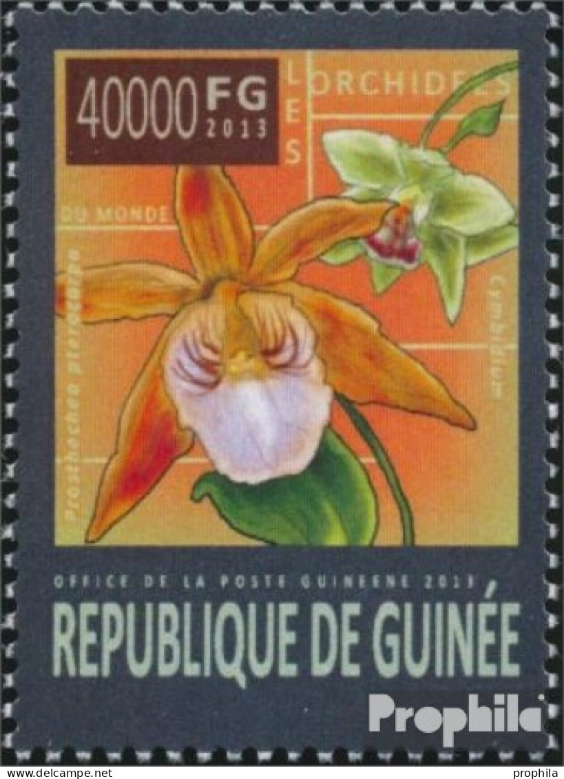 Guinea 9961 (kompl. Ausgabe) Postfrisch 2013 Orchideen - Guinée (1958-...)