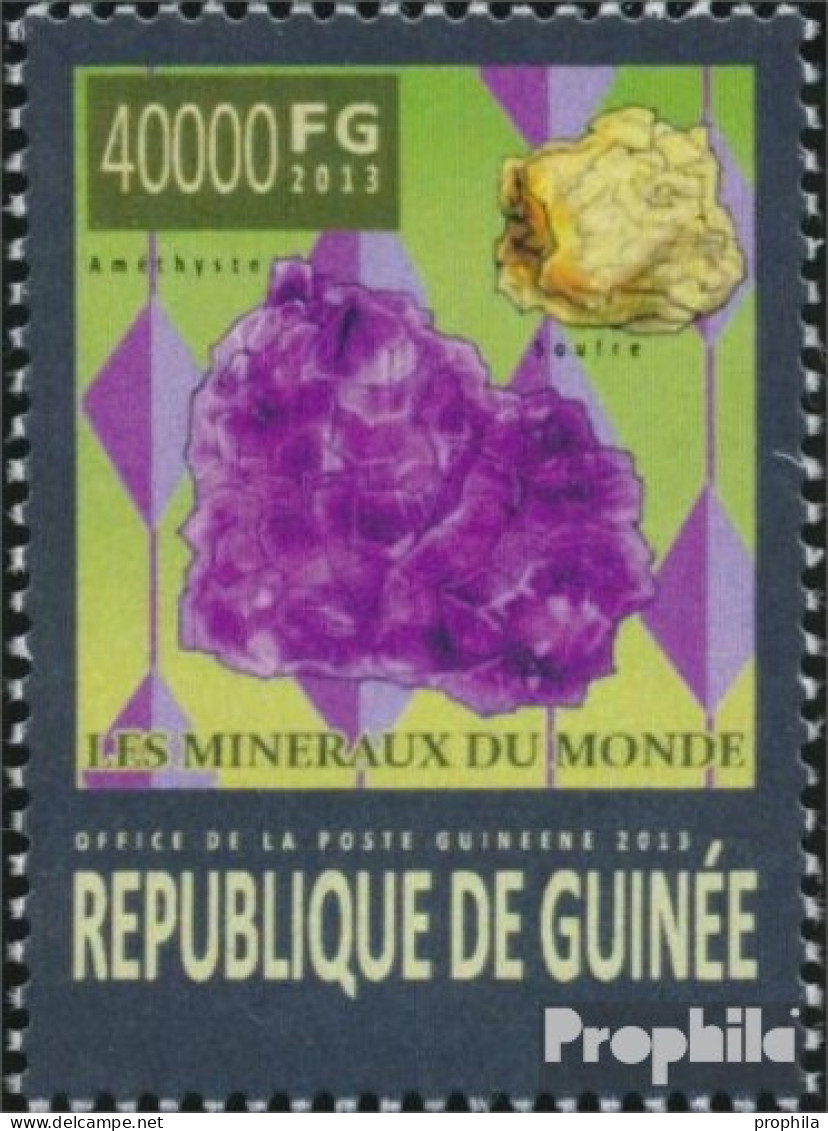 Guinea 9957 (kompl. Ausgabe) Postfrisch 2013 Mineralien - Guinea (1958-...)