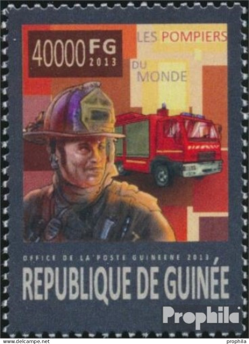 Guinea 9953 (kompl. Ausgabe) Postfrisch 2013 Feuerwehrfahrzeuge - Guinea (1958-...)
