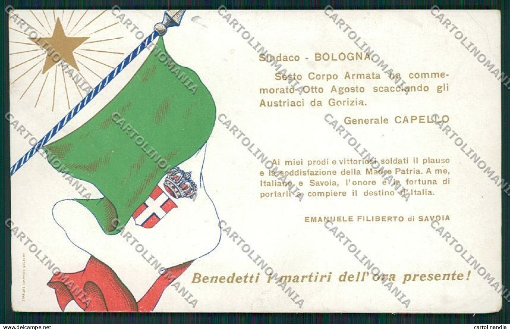 Bologna Città Militari Cartolina QQ9150 - Bologna