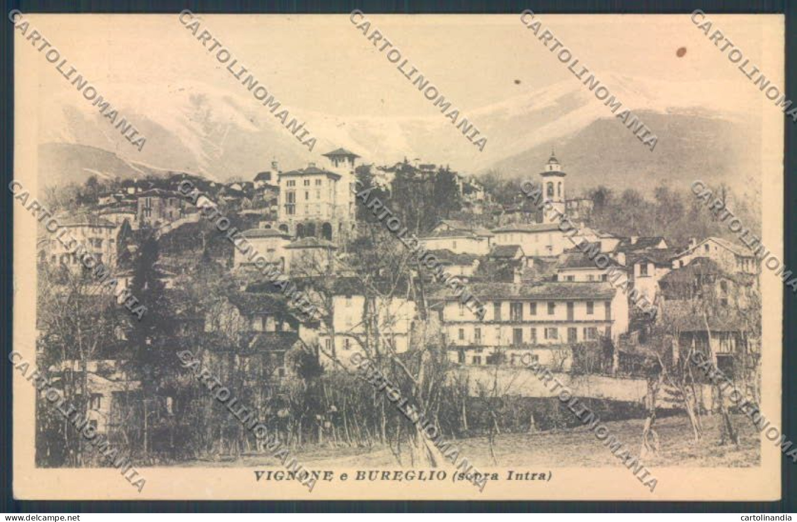 Verbania Vignone Bureglio Cartolina ZQ7149 - Verbania