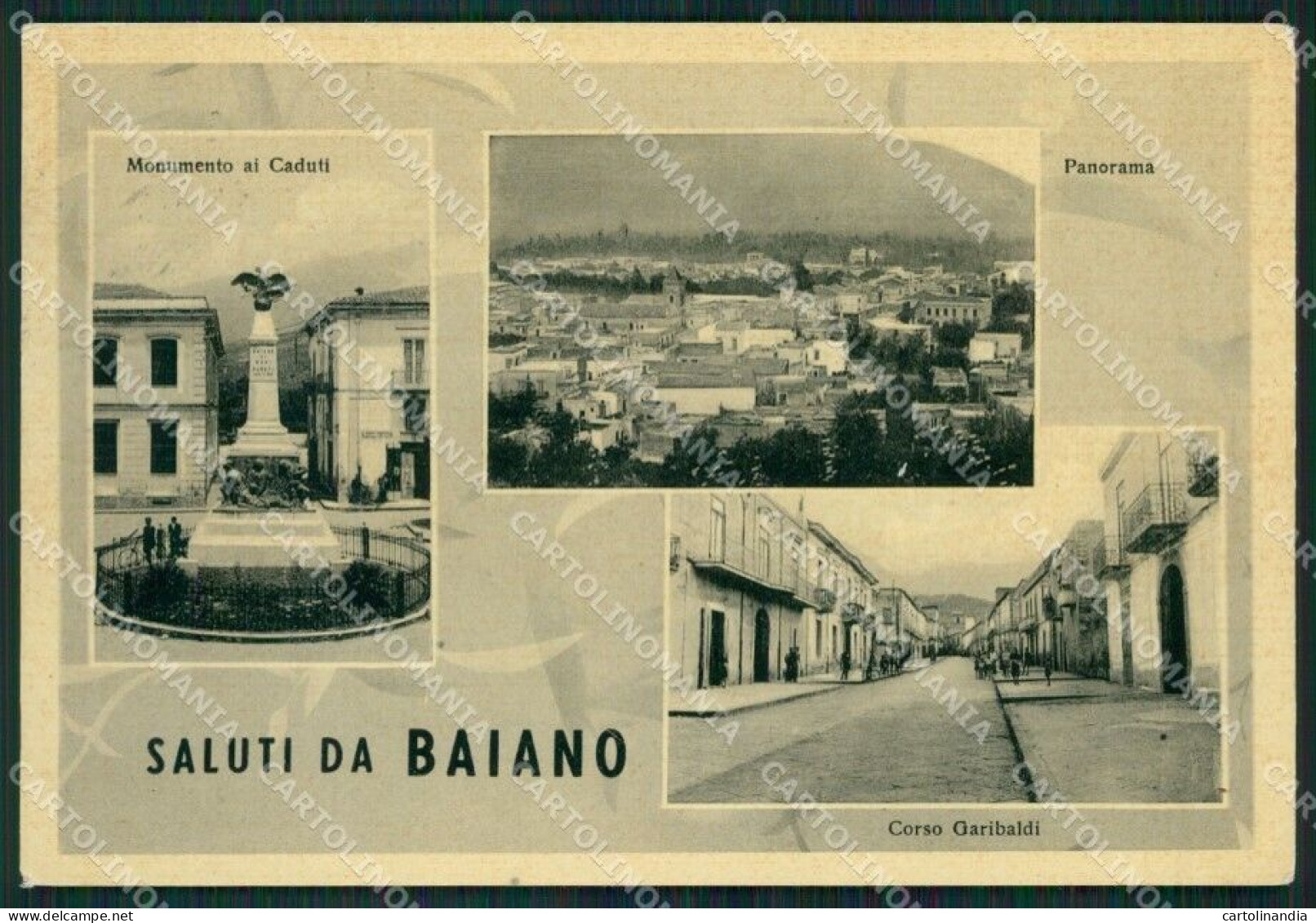 Avellino Baiano Saluti Da FG Cartolina ZK6037 - Avellino